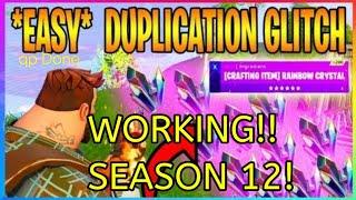 Season 12 Fortnite STW Duplication Glitch - How to dupe in fortnite save the world - easy dupe