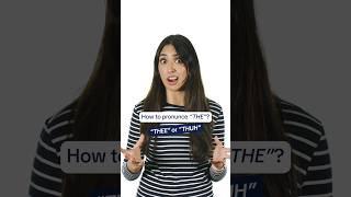 When should you pronounce the word "THE" like "THEE" vs "THUH"? #pronunciation