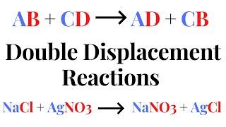 DOUBLE DISPLACEMENT REACTIONS