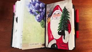 Christmas Journal Flip-thru! #christmasjournal #flipthru