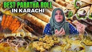 Best Paratha roll in Karachi | Dhaga Roll, Das Numbri, Kabab Roll, Tawa Boti Roll