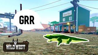 I brought animals into Bronze City | Roblox The Wild West
