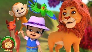 Ghan Ghor Jungle, घन घोर जंगल, Hindi Nursery Rhyme for Kids