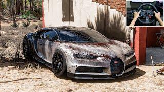 Rebuilding Abandoned Bugatti Chiron Forza Horizon 5 Logitech G29 Stering Wheel Gameplay