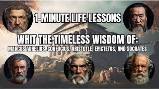 Epic Personal Growth: Timeless Philosophers' 1-Minute Life Lessons