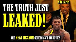 Conor McGregor's UFC CONTRACT LEAKED by Jake Paul! THIS is why he IS NOT Fighting!!