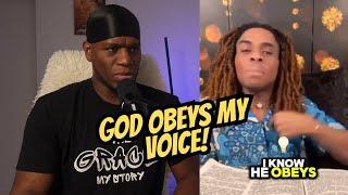 FALSE PROPHET CLAIMS GOD OBEYS HIS VOICE!