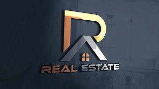 Create a Real Estate Logo design in Adobe  illustrator/ Logo Tutorial #graphicdesign  #realestate