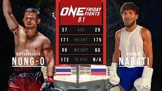 NONG-O vs KIAMRAN NABATI FULL FIGHT ONE