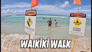 Waikiki Walk | Kuhio Beach | Queens Beach | Beach Walk | Honolulu Hawaii | September 24, 2024