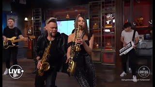 Trance Sax, Funk Sax, House Sax - MONK & Alina Sax, Kyiv Live