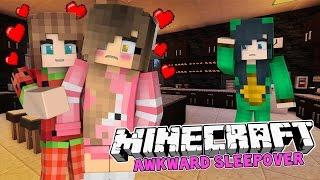 Minecraft Sleepover - THE AWKWARD SLEEPOVER! (Minecraft Roleplay)