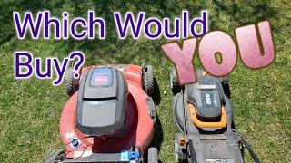 Toro Personal Pace V WORX Power Share: Are Big Battery Mowers Better Than Small