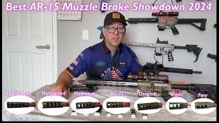 Best AR-15 Muzzle brake/ Comp test   (Apollo Max, Hypertap, Hollywood, Coda Fury, Dragon