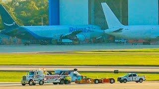 Super Tug Breaks Closes Runway Rush Hour Spotting TPA