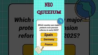 Current Affairs Quiz 2025  | Neo Quizium | gk | general knowledge| gk in hindi | upsc | shorts