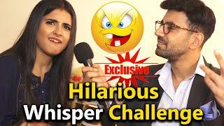 Exclusive Shaurya aur Anokhi hilarious whisper challenge