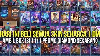 BURUAN AMBIL BOX ISI 1000 DM & TUKARKAN DM KUNING KALIAN HARI INI EVENT PROMO DIAMOND 11.11