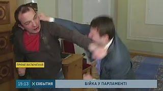 Бійка між депутатами Верховної Ради (Соболєв vs. Івченко)