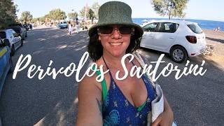 Perivolos Beach Santorini, Walking Tour, Santorini Greece, Greece 2024