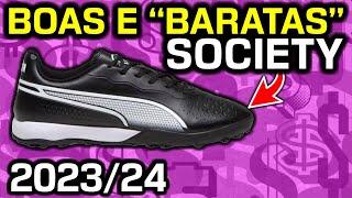 Chuteiras SOCIETY BOAS e BARATAS 23/24 - Canal Camisas e Chuteiras