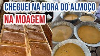 CHEGUEI NA HORA DO ALMOÇO NA MOAGEM, A RAPADURA E A CONVERSA FOI MUITO BOA.