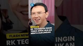 Paham Status Ahok, Ridwan Kamil Tegaskan Ingin Bertemu Bukan Maksud Minta Dukungan di Jakarta