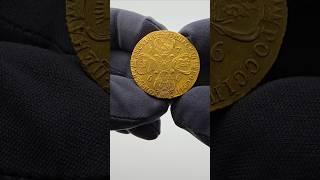 Золотая монета 10 рублей 1766 года СПБ "Петербургский тип, без шарфа". Россия, Екатерина II #золото