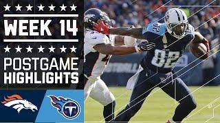 Broncos vs. Titans | NFL Week 14 Game Highlights