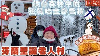 【芬蘭•羅瓦涅米】在聖誕老人村體驗超刺激的哈士奇雪橇  吃世界上最好吃的烤鮭魚｜踩點全球最北邊的麥當勞 芬蘭vlog ep.4 #芬蘭 #finland #Rovaniemi