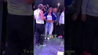 Isabela Ladera bailando con Beele