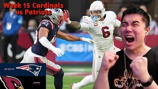 James Conner Ran WILD! Cardinals Fan Reacts to Cardinals vs Patriots Week 15 2024!