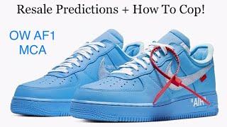 RESALE PREDICTIONS + HOW TO COP: Nike Off White Air Force 1 MCA Chicago University Blue