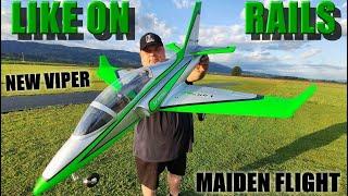 NEW H-King Viper 64 EDF Jet plane 6S power 1000mm MAIDEN FLIGHT