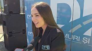 Alexandra Zifceak - CEO Drumuri și Poduri Banat la inaugurarea stației de asfalt de la Sânandrei