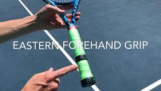 Learn the Eastern Forehand Grip with The Tennis Grip Guide and Tennisbuilder