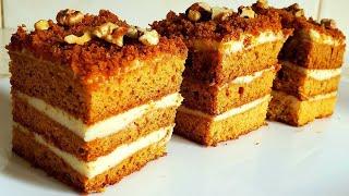 A quick recipe for Honey Cake Honey Cake without rolling