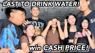 LAST to Drink WATER win CASH PRICE! (Cabase Fam) | Grae and Chloe