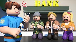 ROBLOX Brookhaven RP: Failed Bank Robbers JAILBREAK  | Roblox Knight