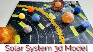 Best School Science Project Ideas || Solar System 3d Model || easiest science model||School Projects