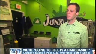 Junkluggers on CNN - Josh Cohen talks about the Fiscal Cliff