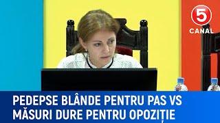 Pedepse blânde pentru PAS vs măsuri dure pentru opoziție