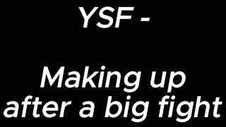 Making up after a big fight  - YSF