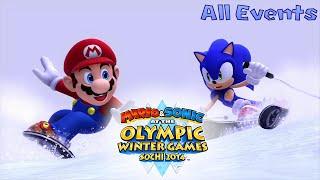 Mario & Sonic at the Sochi 2014 Olympic Winter Games - All Events (Hard Mode)