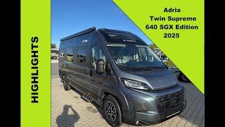 Adria Twin Supreme 640 SGX Edition 2025 - Highlights