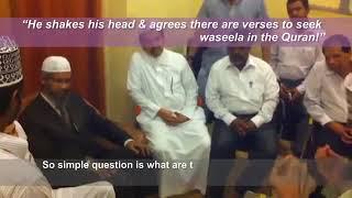 Zakir Naik Was Challenged At Sri Lanka by Hafeez Ehsan Qadri Where Is 25 Aayat Rejecting Wasila