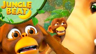 Un estornudo en la brisa | Jungle Beat: Munki & Trunk | Dibujos animados para niños 2025