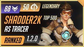 [Rating:88] Shadder2k as Tracer on Ilios Control / Legendary Ranked Game 1.2.0