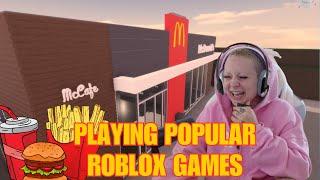 Playing random roblox games so you don't have to