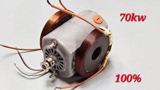 260v thermodynamic self running  generator at home